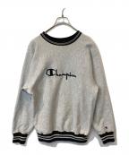 Champion REVERSE WEAVEチャンピオン リバース ウィーブ）の古着「リブラインスウェット」｜グレー