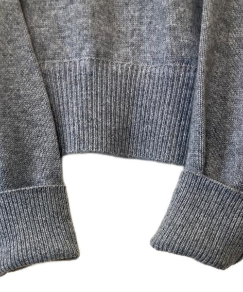 ADORE（アドーア）ADORE (アドーア) シアー×ウールカシミヤニットトップス 531-2270120 グレー サイズ:38の古着・服飾アイテム