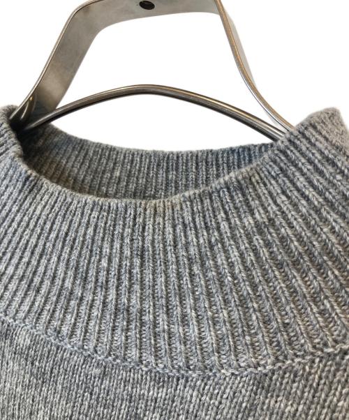 ADORE（アドーア）ADORE (アドーア) シアー×ウールカシミヤニットトップス 531-2270120 グレー サイズ:38の古着・服飾アイテム
