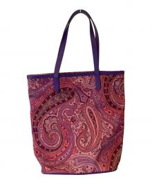 ETRO（エトロ）の古着「ペイズリートートバッグ」｜パープル
