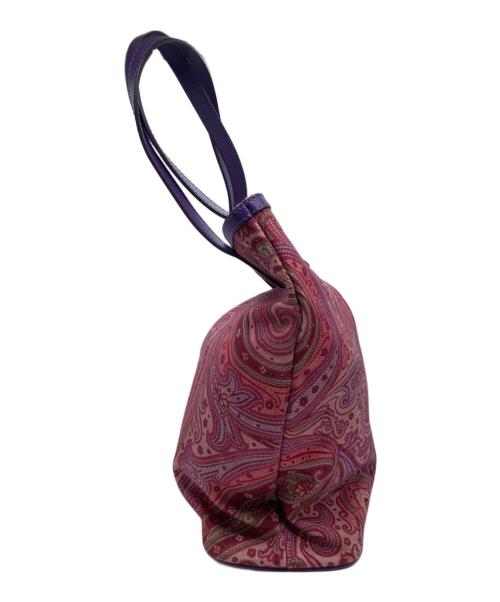 ETRO（エトロ）ETRO (エトロ) ペイズリートートバッグ パープルの古着・服飾アイテム