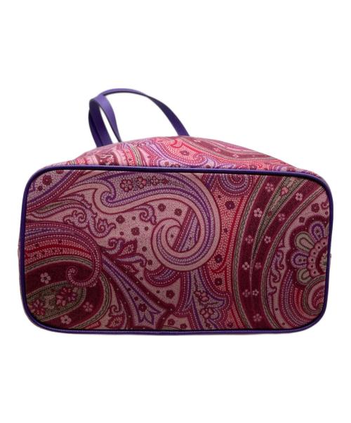 ETRO（エトロ）ETRO (エトロ) ペイズリートートバッグ パープルの古着・服飾アイテム