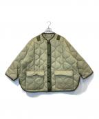 The Frankie shopフランキーショップ）の古着「キルティングジャケット」｜グリーン