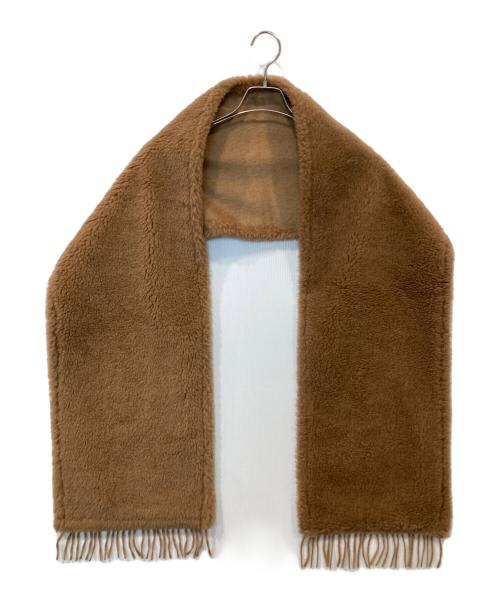 MaxMara（マックスマーラ）MaxMara (マックスマーラ) テディベアファーストール 454607846 ブラウンの古着・服飾アイテム