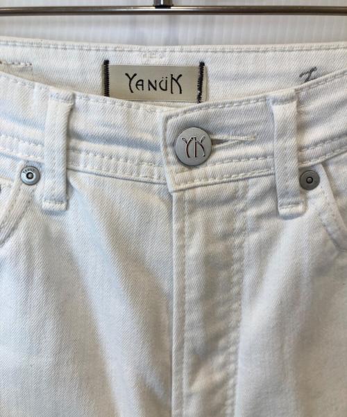 YANUK（ヤヌーク）YANUK (ヤヌーク) Really Light ルーズストレート　57134228　57134228 ホワイト サイズ:22の古着・服飾アイテム