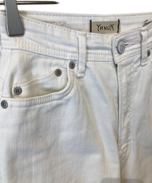 YANUK（ヤヌーク）YANUK (ヤヌーク) Really Light ルーズストレート　57134228　57134228 ホワイト サイズ:22の古着・服飾アイテム