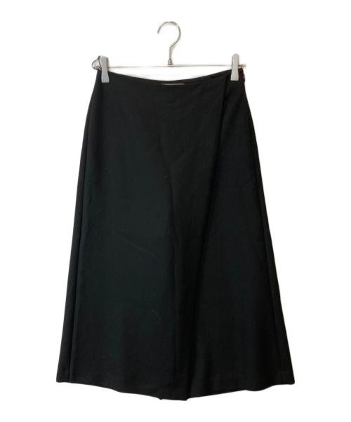 theory luxe（セオリーリュクス）theory luxe (セオリーリュクス) ラップスカート風 デザインミディパンツ　03-9106455 ブラック サイズ:36の古着・服飾アイテム