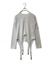 MAISON SPECIAL（メゾンスペシャル）の古着「ガーターベルトトップ　21222415102」｜ホワイト