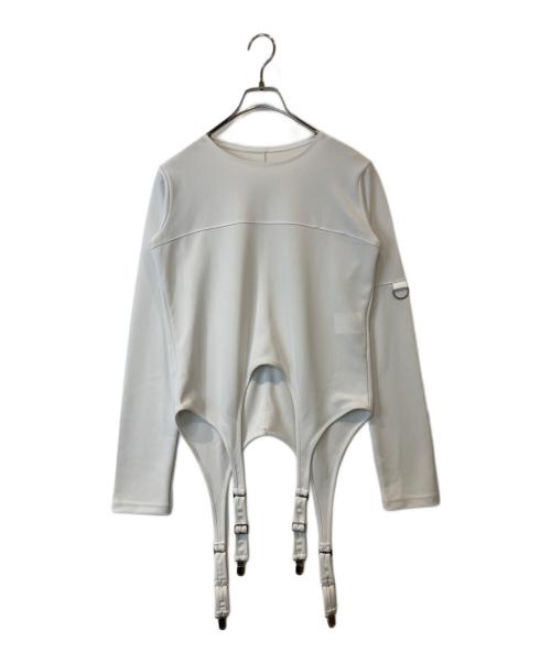 MAISON SPECIAL（メゾンスペシャル）MAISON SPECIAL (メゾンスペシャル) ガーターベルトトップ　21222415102 ホワイト サイズ:Freeの古着・服飾アイテム