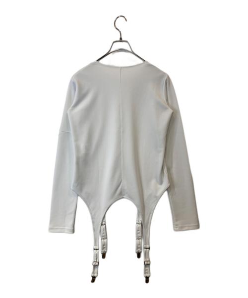 MAISON SPECIAL（メゾンスペシャル）MAISON SPECIAL (メゾンスペシャル) ガーターベルトトップ　21222415102 ホワイト サイズ:Freeの古着・服飾アイテム