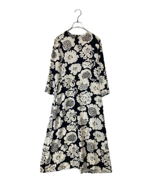 marimekko（マリメッコ）marimekko (マリメッコ) JANETTA PIENI PIONI　091349/521707 ブラック×ホワイト サイズ:36の古着・服飾アイテム