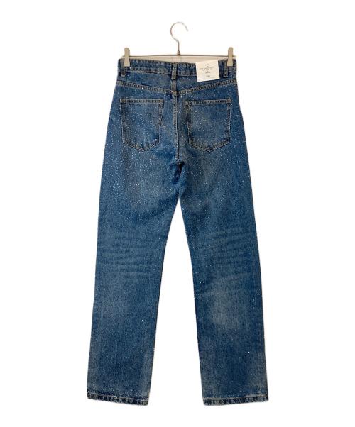 ZARA（ザラ）ZARA (ザラ) THE EMBELLISHED MID RISE FIT　4877/275 インディゴ サイズ:36 未使用品の古着・服飾アイテム