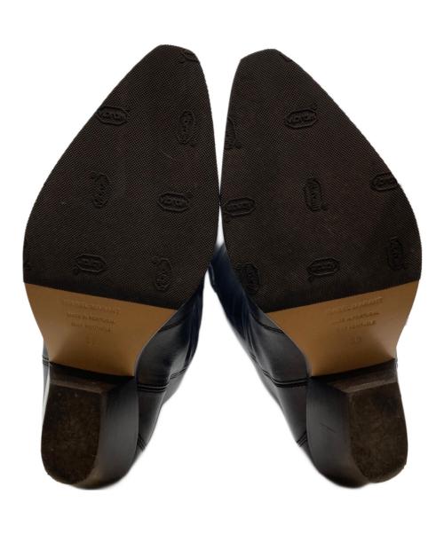 ISABEL MARANT（イザベルマラン）ISABEL MARANT (イザベルマラン) レザーロングブーツ ブラック サイズ:39の古着・服飾アイテム