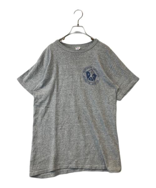 Champion（チャンピオン）Champion (チャンピオン) プリントTシャツ グレー サイズ:Lの古着・服飾アイテム