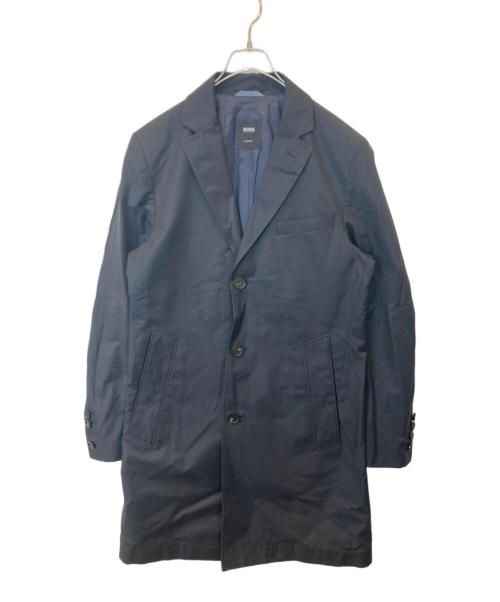 BOSS HUGO BOSS（ボス ヒューゴボス）BOSS HUGO BOSS (ボス ヒューゴボス) チェスターコート 10176074 ネイビー サイズ:46の古着・服飾アイテム