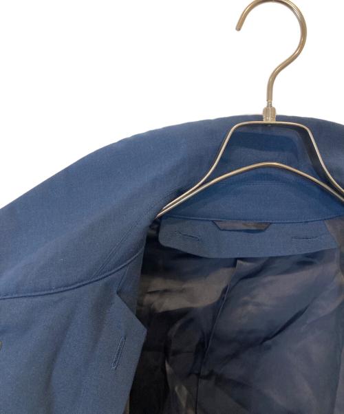 ck Calvin Klein（シーケーカルバンクライン）ck Calvin Klein (シーケーカルバンクライン) 比翼コート ネイビー サイズ:38の古着・服飾アイテム