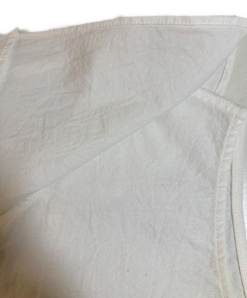 STEVEN ALAN（スティーブンアラン）STEVEN ALAN (スティーブンアラン) ビッグカラーノースリーブシャツ ブラウス　8221-299-0262 ホワイト サイズ:Mの古着・服飾アイテム