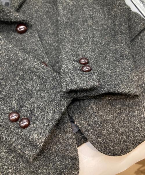 MARGARET HOWELL（マーガレットハウエル）MARGARET HOWELL (マーガレットハウエル) ハリスツイードジャケット チャコールグレー サイズ:2の古着・服飾アイテム