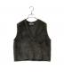 UNFILO（アンフィーロ）の古着「ナイロンシャギー ベスト　KRUMCW0221」｜グレー