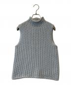 studio piconeスタジオ ピッコーネ）の古着「カシミヤニットベスト」｜ブルー