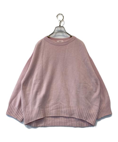 Plage（プラージュ）Plage (プラージュ) ファインウールワイドクループルオーバー　22080922507140 ピンク サイズ:FREEの古着・服飾アイテム