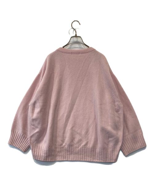 Plage（プラージュ）Plage (プラージュ) ファインウールワイドクループルオーバー　22080922507140 ピンク サイズ:FREEの古着・服飾アイテム