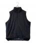 SO SHOP & HOSTEL（ソーショップ＆ホステ）の古着「HALF ZIP PADDING VEST　SO-213-011」｜ブラック