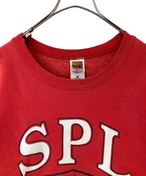 FRUIT OF THE LOOM（フルーツオブザルーム）FRUIT OF THE LOOM (フルーツオブザルーム) クルーネックスウェット レッド サイズ:XXLの古着・服飾アイテム