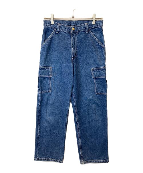Wrangler（ラングラー）Wrangler (ラングラー) デニムカーゴパンツ インディゴ サイズ:不明の古着・服飾アイテム
