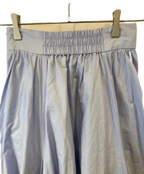 anuans（アニュアンス）anuans (アニュアンス) ギャザーボリュームロングスカート 1523221158-0 ブルー サイズ:Mの古着・服飾アイテム