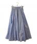 anuans（アニュアンス）の古着「ギャザーボリュームロングスカート 1523221158-0」｜ブルー