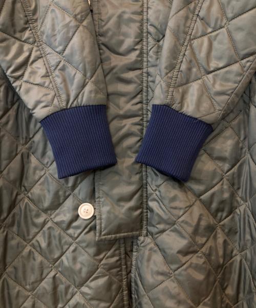 FRED PERRY（フレッドペリー）FRED PERRY (フレッドペリー) LAVENHAM (ラベンハム) コラボ キルティング ファネルネック コート　SJ4031 カーキ サイズ:10の古着・服飾アイテム