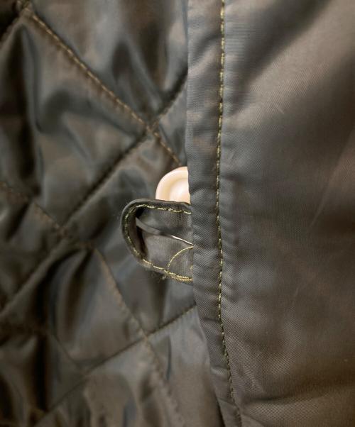 FRED PERRY（フレッドペリー）FRED PERRY (フレッドペリー) LAVENHAM (ラベンハム) コラボ キルティング ファネルネック コート　SJ4031 カーキ サイズ:10の古着・服飾アイテム