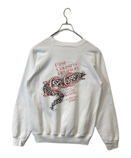 Hanes（ヘインズ）Hanes (ヘインズ) ヴィンテージスウェット ホワイト サイズ:Lの古着・服飾アイテム