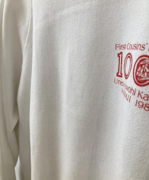 Hanes（ヘインズ）Hanes (ヘインズ) ヴィンテージスウェット ホワイト サイズ:Lの古着・服飾アイテム