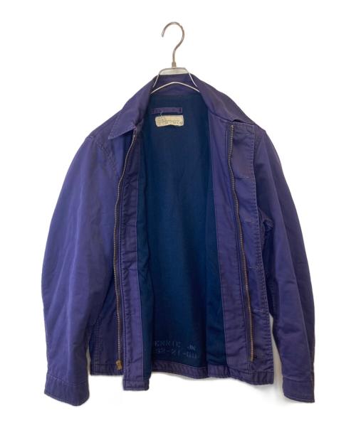 U'S NAVY（ユーエスネイビー）U'S NAVY (ユーエスネイビー) 【古着】60's UTILITY JACKET DSA-100-2914 ジャケット ネイビー サイズ:38R(着丈65㎝ 袖丈60㎝）の古着・服飾アイテム