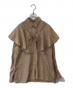 IENAイエナ）の古着「＆NAVY ペプラムブラウス 25051900806010」｜ベージュ