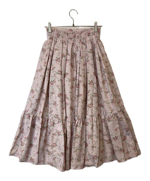 axes femme（アクシーズファム）axes femme (アクシーズファム) プティフルールスカート TS285X09S ピンク サイズ:Mの古着・服飾アイテム