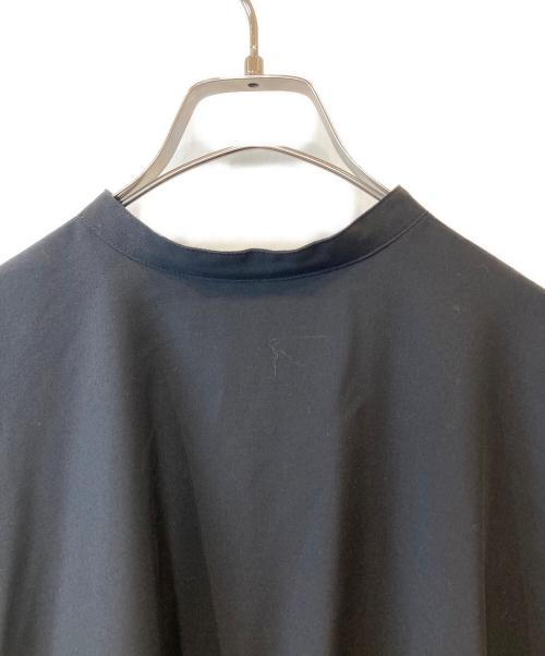 mizuiro-ind（ミズイロインド）mizuiro-ind (ミズイロインド) T/Rスタンドカラーフレアワンピース ブラック サイズ:FREEの古着・服飾アイテム