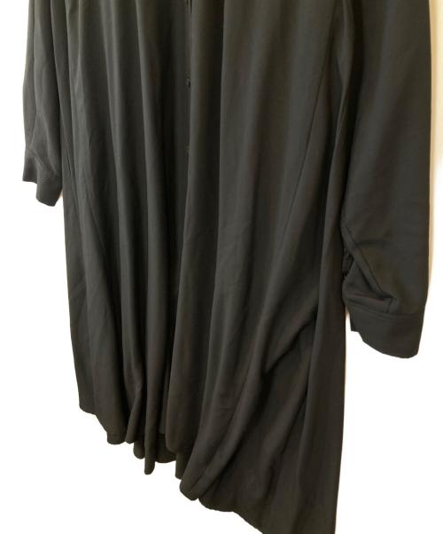 mizuiro-ind（ミズイロインド）mizuiro-ind (ミズイロインド) T/Rスタンドカラーフレアワンピース ブラック サイズ:FREEの古着・服飾アイテム