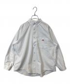 DANTONダントン）の古着「クールマックス オックスフォード ドットボタン ボタンダウンシャツ」｜ホワイト