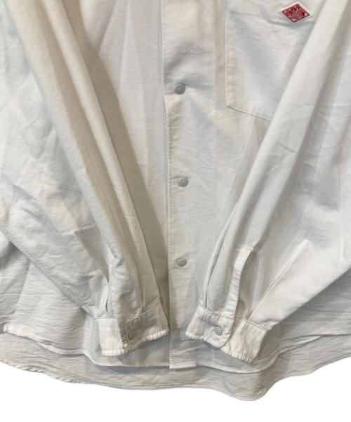 DANTON（ダントン）DANTON (ダントン) クールマックス オックスフォード ドットボタン ボタンダウンシャツ ホワイト サイズ:36の古着・服飾アイテム