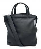 OWEN BARRYオーエンバリー）の古着「2WAYレザーショルダーバッグ」｜ブラック