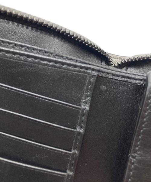 JIMMY CHOO（ジミーチュウ）JIMMY CHOO (ジミーチュウ) ナッパ スタースタッズラウンドジップ財布 グレーの古着・服飾アイテム