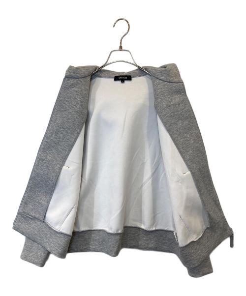UNTITLED（アンタイトル）UNTITLED (アンタイトル) エアダンボール ジップフーディー　 グレー サイズ:4の古着・服飾アイテム