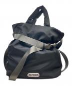 OUTDOOR PRODUCTS×PUBLUXアウトドア プロダクツ×パブリュクス）の古着「ベルト付きパデッドトートバッグ」｜ブラック
