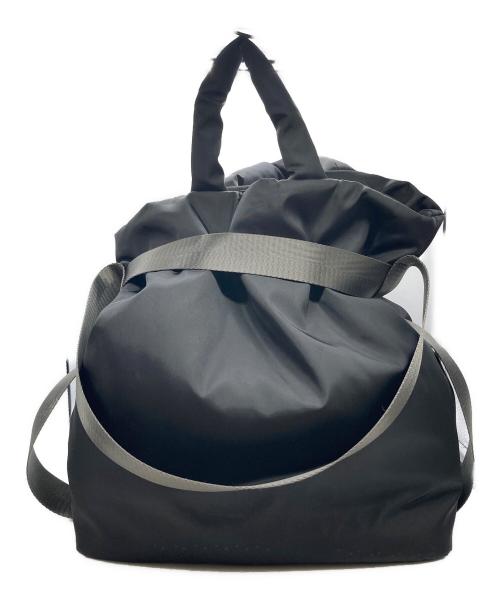 OUTDOOR PRODUCTS（アウトドア プロダクツ）OUTDOOR PRODUCTS (アウトドア プロダクツ) PUBLUX (パブリュクス) ベルト付きパデッドトートバッグ ブラックの古着・服飾アイテム