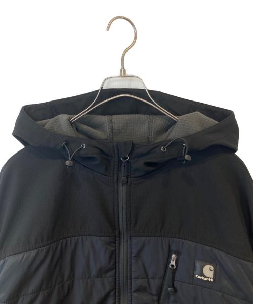 CarHartt（カーハート）CarHartt (カーハート) ナイロン切替中綿ジャケット ブラック サイズ:XLの古着・服飾アイテム