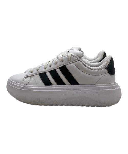 adidas（アディダス）adidas (アディダス) GRANDCOURT PLATFORM　IE1092 ホワイト サイズ:24.5cmの古着・服飾アイテム