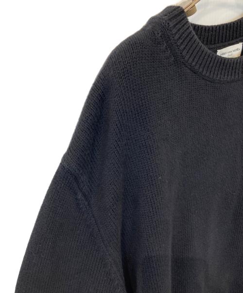 DRIES VAN NOTEN（ドリスヴァンノッテン）DRIES VAN NOTEN (ドリスヴァンノッテン) コットンニット ブラック サイズ:Sの古着・服飾アイテム
